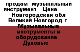 продам  музыкальный инструмент › Цена ­ 7 000 - Новгородская обл., Великий Новгород г. Музыкальные инструменты и оборудование » Духовые   